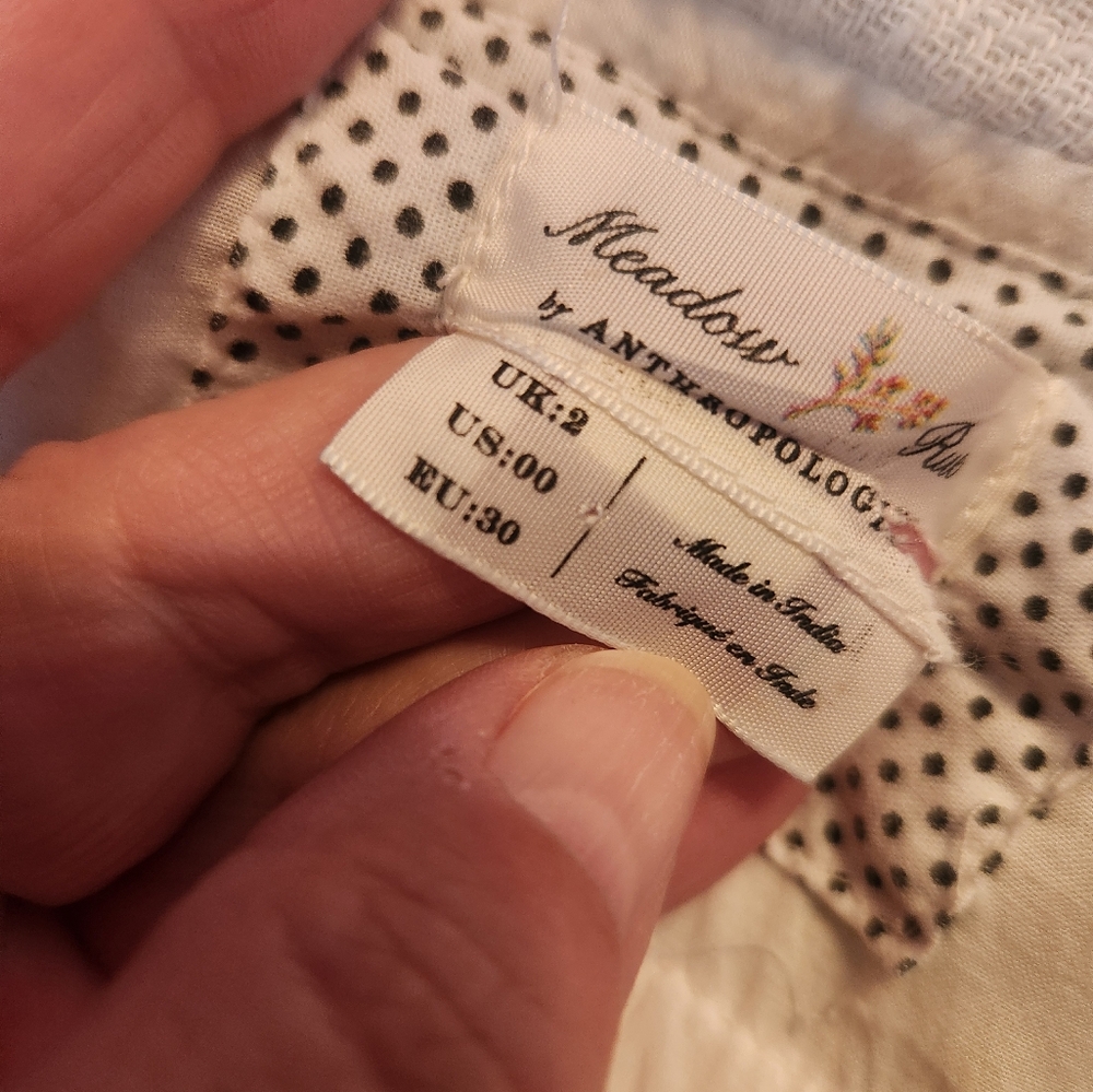 Anthropologie Meadow Rue Ingalls Tie-Waist Sundress size 00 - Picture 6 of 7